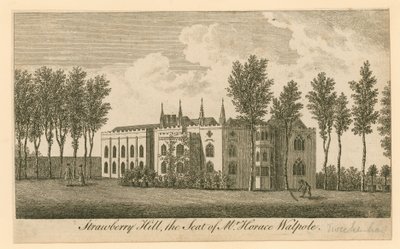 Strawberry Hill, Twickenham, Londra; la residenza di Mr Horace Walpole da English School