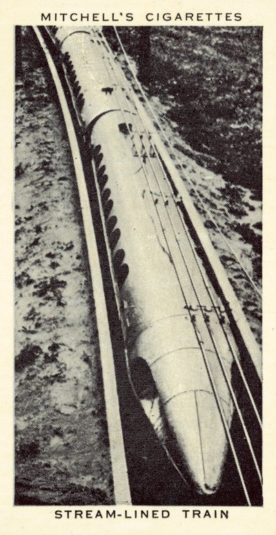 Treno Aerodinamico (litografia) da English School