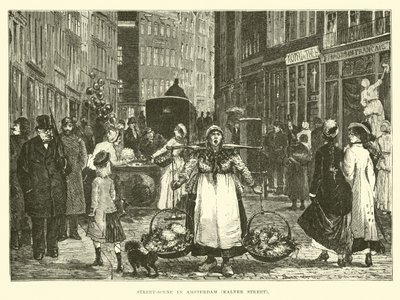 Scena di Strada ad Amsterdam, Kalverstraat da English School