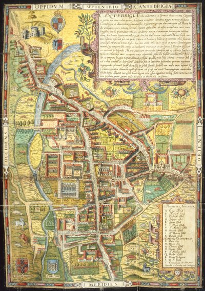 Mappa stradale di Cambridge da English School