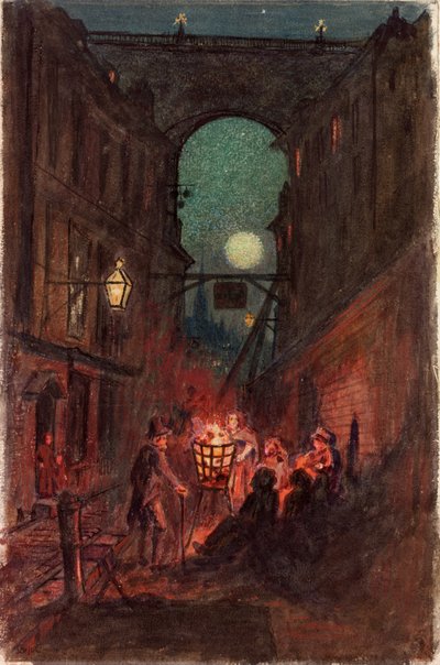 Scena di strada, Newcastle upon Tyne da English School