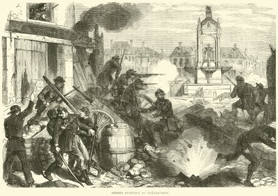 Combattimenti di strada a Chateaudun, ottobre 1870 da English School