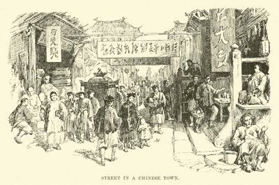 Strada in una Città Cinese da English School