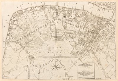 Mappa stradale di Londra, Mappe K.Top.27.47 da English School