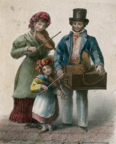 Musicisti di strada da English School