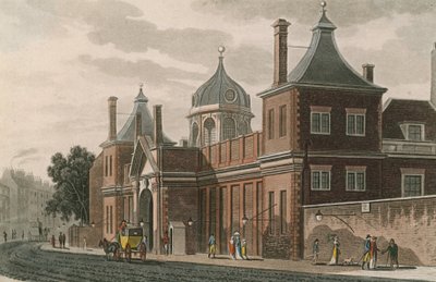 Scena di strada vicino al British Museum da English School