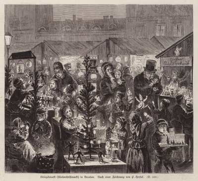 Mercato di Natale Striezelmarkt, Dresda, Germania da English School
