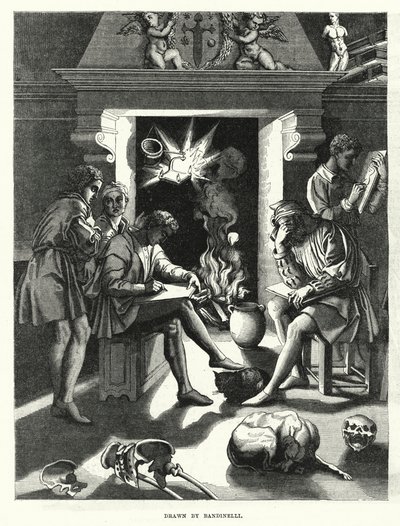 Studio di Baccio Bandinelli nel XVI secolo da English School