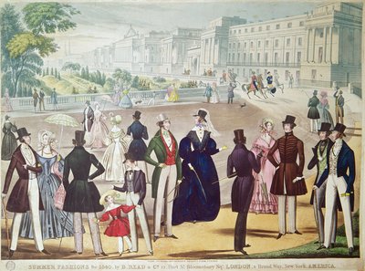 Moda estiva per il 1840 da English School