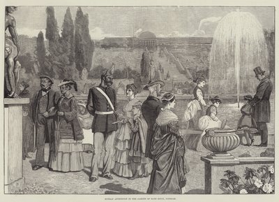 Domenica Pomeriggio nel Giardino di Sans Souci, Potsdam da English School