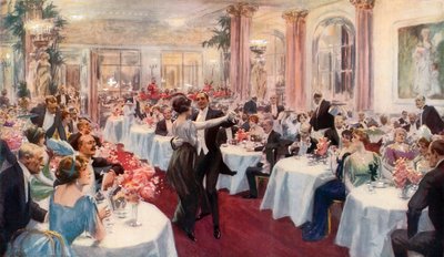 Scena della cena al Savoy da English School