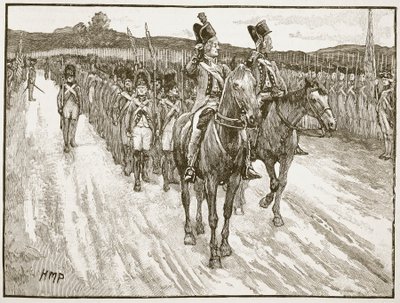 Resa di Lord Cornwallis, York Town, 1781, illustrazione da Cassells Illustrated History of England da English School