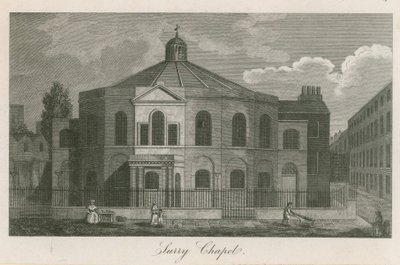 Cappella del Surrey, Blackfriars Road, Southwark (Cappella di Rowland Hill) da English School