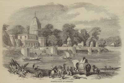 Surseya-Ghaut a Cawnpore (incisione) da English School