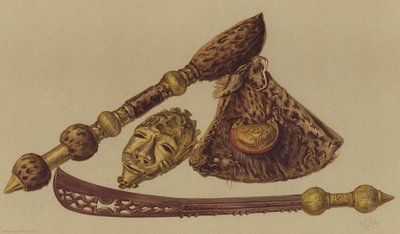 Spada, ascia e maschera d