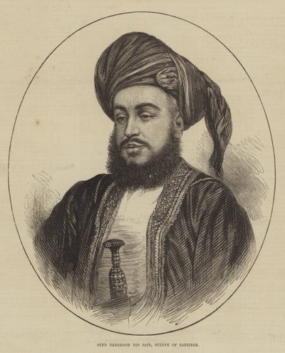 Syed Barghash Bin Said, sultano di Zanzibar da English School
