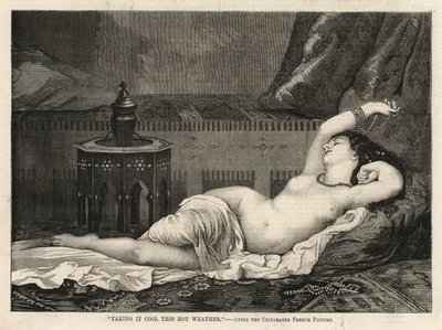 Prendendola con calma in questo caldo - dopo il celebre quadro francese da English School
