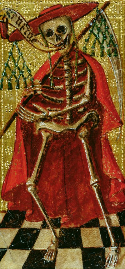 Carta dei Tarocchi rappresentante la Morte da English School
