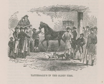 Tattersalls nei tempi antichi da English School