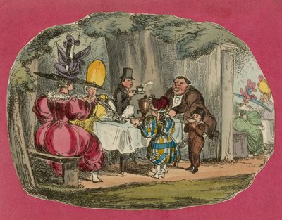 Tè nei Vauxhall Gardens da English School