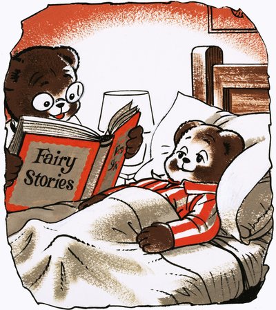 Orsetto di Peluche a Letto da English School