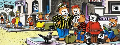Orsetti di peluche in cerca di alloggio da English School