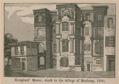 Casa dei Templari, situata nel villaggio di Hackney, 1290 da English School