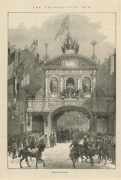 Temple Bar decorato per il Giorno del Ringraziamento da English School