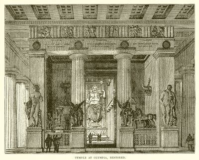Tempio a Olimpia, restaurato da English School