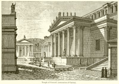 Tempio della Concordia (Restaurato da Canina) da English School