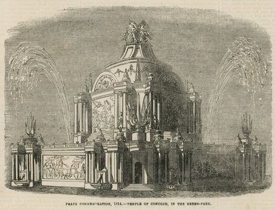 Tempio della Concordia in Green Park da English School