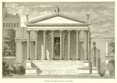 Tempio di Giove Statore (Restaurato) da English School
