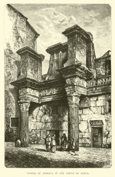 Tempio di Minerva nel Foro di Nerva da English School