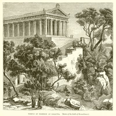 Tempio di Poseidone a Kalauna da English School