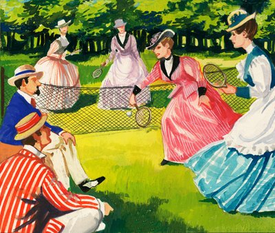 Il tennis è sempre stato popolare tra le donne da English School