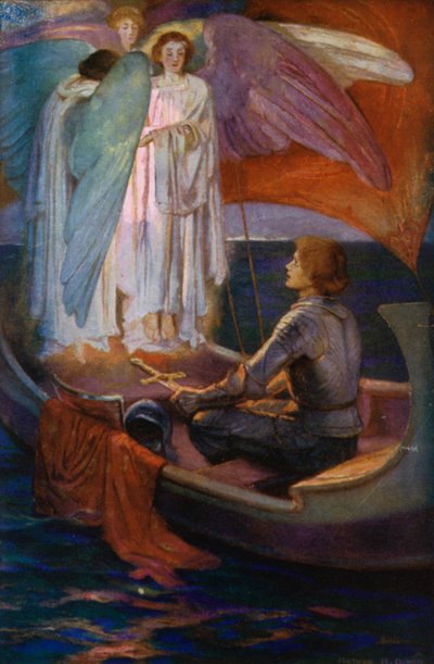 Poema di Tennyson: Sir Galahad da English School