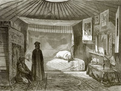 Tenda di una principessa Kalmuk da English School