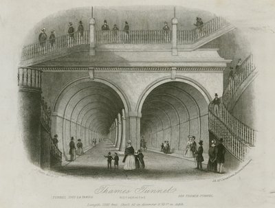 Tunnel del Tamigi, ingresso di Rotherhithe da English School
