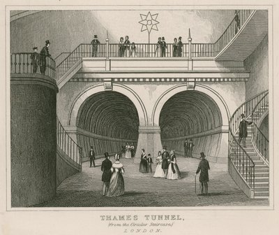 Tunnel del Tamigi dalla scala circolare da English School