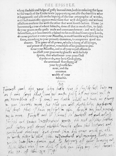 Lettera del 4° Duca di Norfolk a William Dix da English School