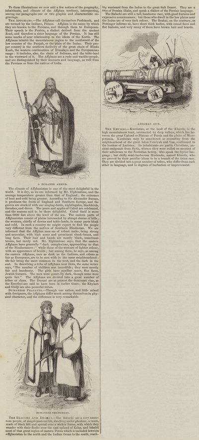 La Guerra Afghana (incisione) da English School