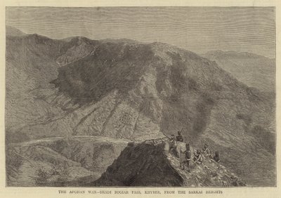 La Guerra in Afghanistan, Passo di Shadi Bogiar, Khyber, dalle Alture di Sarkai da English School