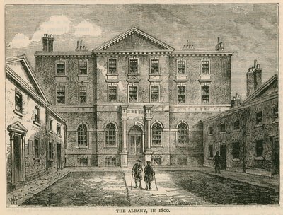 The Albany, Londra, nel 1800 da English School