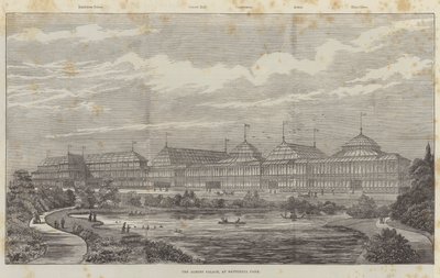 Il Palazzo Albert, a Battersea Park (incisione) da English School