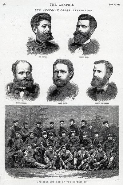 La spedizione polare austriaca, pubblicata in The Graphic, 14 novembre 1874 da English School