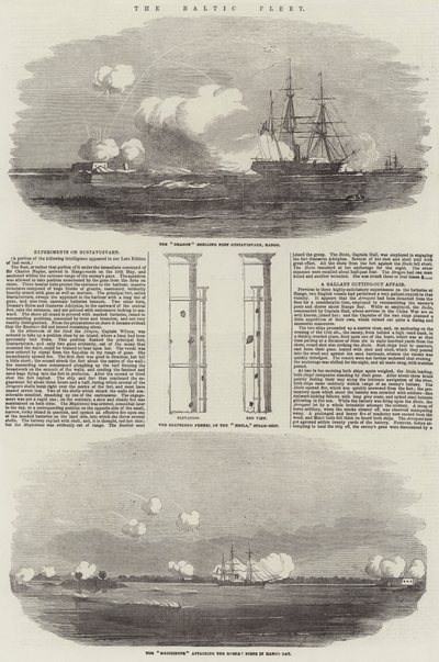 La flotta baltica (incisione) da English School