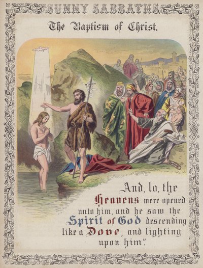 Il Battesimo di Cristo da English School
