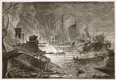 La battaglia di Azio da English School