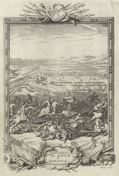 La battaglia di Almanza da English School