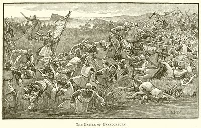 La Battaglia di Bannockburn da English School